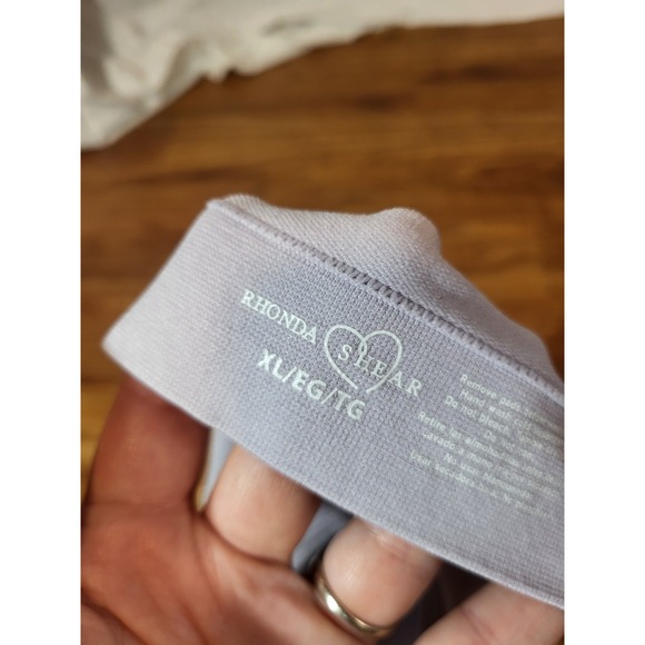 Rhonda Shear Overlay Lace Bra XL Light Gray - Picture 3 of 3